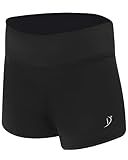 Dancina Big Girls Gymnastics and Dance Shorts Dancewear 10 Solid Black