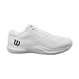 Wilson Rush Pro Ace Men's Tennis Shoe, White/Black, Size 9.5