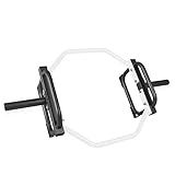 CAP Barbell Olympic Trap Bar, Hex Bar, Shrug Bar, Deadlift Bar, White