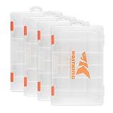 KastKing Utility Tackle Boxes, 3600 4 Pack Fishing Tackle Trays Organizer
