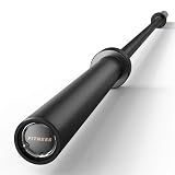 PAPABABE 7ft Barbell 45lb Olympic Barbell 1000lbs Capacity Home Gym Black
