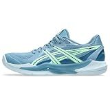ASICS Men's POWERBREAK FlyteFoam Handball Shoe, 10, SABA Blue/Menthol