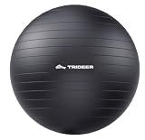 Trideer Yoga Ball for Exercise, Pregnancy, Exercise Ball, Pump Included | Wide Range of Sizes & Colors,Versatile for Multiple Activities,Non-Slip Frosted Surface,Quick Inflation with Pump Included