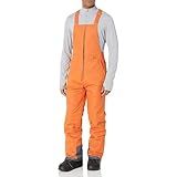 Arctix Men's Essential Insulated Bib Overalls, Burnt Ginger, Small/32" Inseam