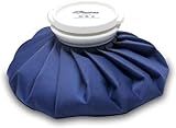 BICAREE Ice Pack for Injuries Reusable, Ice Bags Hot Water Bag for Hot & Cold Therapy and Pain Relief with Cover, No-Leak Elastic Breathable Ice Bag, Size 9"