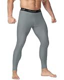 Runhit Jiu Jitsu Rash Guard Men BJJ Compression Pants MMA No Gi Grappling Spats Leggings Wrestling Martial Arts Tights Base Layer Gray M