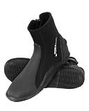 Seaskin 5mm Neoprene Diving Boots Anti-Slip Rubber Sole Wetsuit Boots