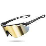 Lamicall Polarized Sports Sunglasses for Men Women, 24g Ultralight