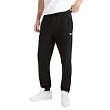 Champion mens Everyday Cotton Closed Bottom yoga pants, Black, Small US