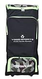 SPORTSYUVA Yoogi Sports Duffle Cricket Kitbag for Men with 2 Bat Caves Shoulder Straps Extra Compartment for Accessories (Green)