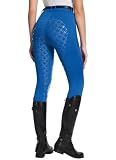 baleaf Womens Horse Riding Pants Full Seat Silicone Breeches Tights Blue M