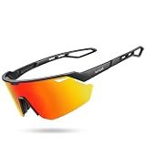 Lamicall Polarized Sports Sunglasses for Men Women, 24g Ultralight