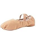 Stelle Women Ballet Shoes Highly Stretch Canvas Adult Ballet Slippers Split Sole Yoga Dance Shoe for Girls Boys(Sand,6MW)