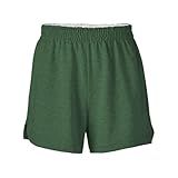 Soffe Girls' Authentic Cheer Shorts – Soft Cotton Blend Gym Shorts for Cheerleading, Dance, Running, Fitness, & Casual Wear – Elastic Waistband, Vibrant Colors, Durable & Easy Care