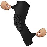 Knee Pads Compression Leg Sleeve Knee Sleeve for All Sports Wrestling Protector Gear, 1 Pair of Knee Paded(Black_2 Pack, Small)