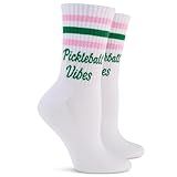 SOCKTOWN Performance Pickleball Crew Socks Womens Great Gift One Size - Perfect Pickleball Gift