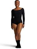 Capezio Women's Long Sleeve Leotard,Black,Small