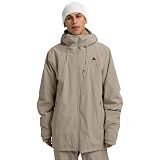Burton Men’s Reserve 2-Layer Shell Jacket – Waterproof Winter Snowboard Jacket for Layering with Hood – Summit Taupe, Medium
