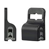 Black Gripper Card Holder Clamps for Standard Thickness ID Badge, Smart Card, CAC, Chip or Swipe Card, Secure and Strong Hold by Specialist ID