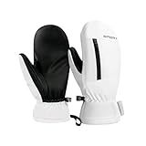 Waterproof Ski Mittens with Glove Liners Adults Women Men Youth Teens Cold Weather Snow Gloves with Hands Warmer Zipper Pocket Winter Ski Trip Gear for Skiing, Snowboarding, Snowmobiling, Dog Walking