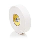 Howies Hockey Tape - 1 Pack White Cloth Stick Tape - 1" x 24 Yards per Roll - Strong, Long-Lasting Grip for Hockey Stick, Lacrosse and Baseball