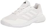 adidas Men's Gamecourt 2.0 Tennis Sneaker, White/White/Matte Silver, 8
