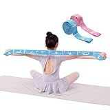 2-Pack Kids Stretch Band &Stretching Strap for Ballet, Cheer & Yoga – 8-Loop Adjustable Bands Elastic Equipment for Dance Training,Gymnastics Exercise, Flexibility and Children's Fitness Stuff