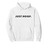 Basketball Designs Just Hoop Hoodie Pullover Hoodie, Small, Grey