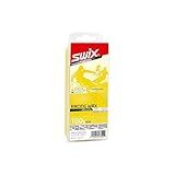 Swix Bio Degradable Ski/Snowboard Warmer Conditions Wax (180g Bar), Yellow, 7"x3"x2"