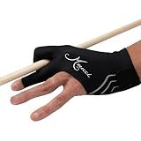 Meucci Elite Stroke Billiard Glove – Black – Left Hand – X-Large