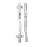 BOARDEE Volleyball Net Antenna Sleeves – Secure Hook and Loop Strap System for Stable Fit – Durable PU Leather with Storage Pocket – Indoor Beach Volleyball Accessories (No Antennas Included)