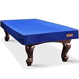 K-Musculo Pool Table Cover, Heavy Duty Leatherette Billiard Table Cover, Waterproof and Tearproof, 7/8/9 Foot Fitted(Midnight Blue, 8FT)