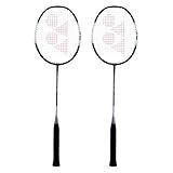 YONEX ZR 100 Light Aluminum Blend Badminton Racquet with Full Cover, Set of 2