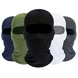 ROXUN Balaclava Ski Mask, 5 Pack Neck Gaiter Motorcycle Summer Cooling