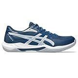 ASICS Men's Gel-Rocket 12 Volleyball Shoes, 9.5, MAKO Blue/Piedmont Grey