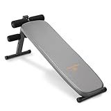Marcy Apex Utility Bench Slant Board Sit Up Bench Crunch Board Ab Bench for Toning and Strength Training JD-1.2