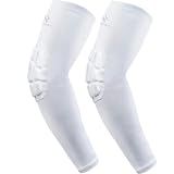 HOPEFORTH 2PCS Padded Elbow Sleeves Compression Arm Protective Support