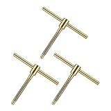 3PCS T-Handle Clutch Drive Belt Removal Tool, Heavy Duty 42CrMo Clutch Spreader Belt Change Tool,Zinc Plated,Replace OEM 2875911 for Polaris RZR RZR-4 XP Turbo RS1 Ranger XP 1000