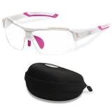 BLUE CUT Sports Safety Goggles Interchangeable Sun Lens Anti Fog UV Protection Indoor Outdoor Pickleball Cycling Basketball