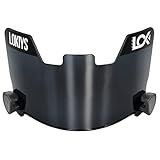 LOKIYS Football Visor - for Youth Football Helmets & Adult Football Helmets (Black)
