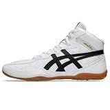 ASICS Men's Matflex 8 Wrestling Shoes, 10, White/Black