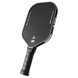 Sioncot Thermoformed Carbon Fiber Pickleball Paddle - Textured Grip, Larger Sweet Spots for Max Spin, Control & Power - 16mm Polypropylene Honeycomb Core for All Skill Levels, 8.0 oz