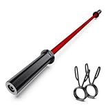 57"Olympic Barbell Bar, 2" Standard Straight Bars for Weight Lifting
