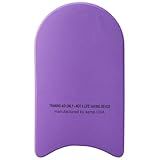 Kemp USA Large Kickboard for Swimming - Made with Durable EVA Foam - Essential Swimming Accessories for Swim Training & Water Exercises for Adult - Purple