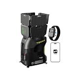 TENNIIX Basic Tennis Ball Machine, 18.7LB Portable Tennis Robot, Black