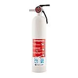 First Alert Fire Extinguisher for Car & Marine Use, UL RATED 10-B:C, AUTOMAR10 FE10GR, White, 1-Pack