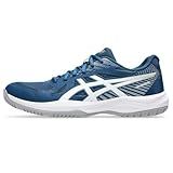 ASICS Men's Upcourt 6 Volleyball Shoes, 13, MAKO Blue/White