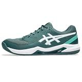 ASICS Men's Gel-Dedicate 8 Tennis Shoes, 12, Dark Neptune/White