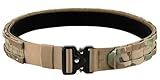 KRYDEX Quick Release Rigger MOLLE Belt 1.75 Inch Inner & Outer Tactical Heavy Duty Belt (MC, Medium)