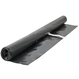 ROBERTS 70-115 Moisture Barricade Underlayment Film, for Vinyl, Laminate SPC, Engineered Wood Floors, 6 mil. Thick, Polyethylene, 120 Sq. Foot Roll, Black